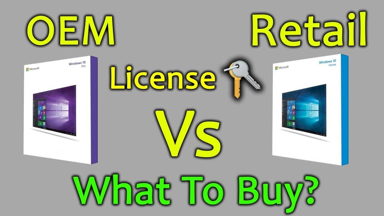 Windows OEM, Retail or Open licensing?